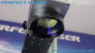완벽한 레이저 테이블 톱 미니 섬유 레이저 표시 기계 PEDB-100A 전문 비디오