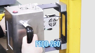 LCD 터치스크린 통제 휴대용 소형 건전지 전기 점 핀 표하기 기계 PEQD-260