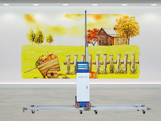 벽 인쇄 기계 이중 머리 64㎡/h 벽화와 훈장을 위한 고속 벽 인쇄기